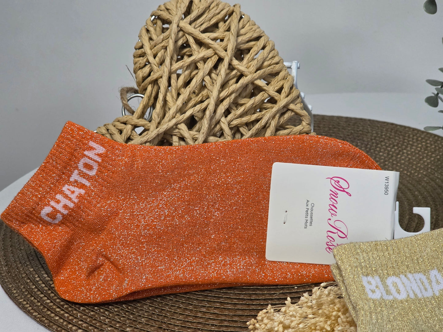 Blondasse Glittery Socks Trio Set