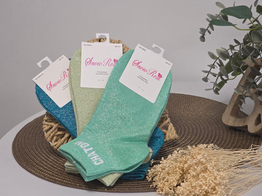 Blondasse Glittery Socks Trio Set
