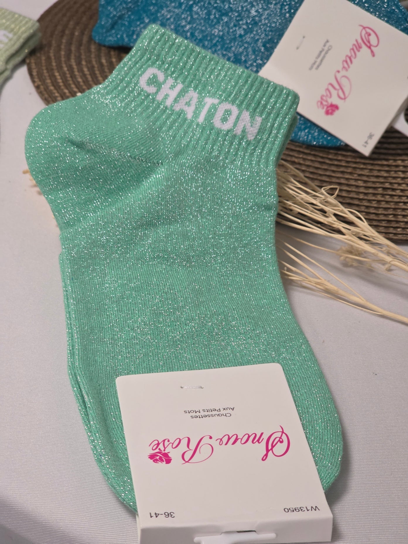 Blondasse Glittery Socks Trio Set