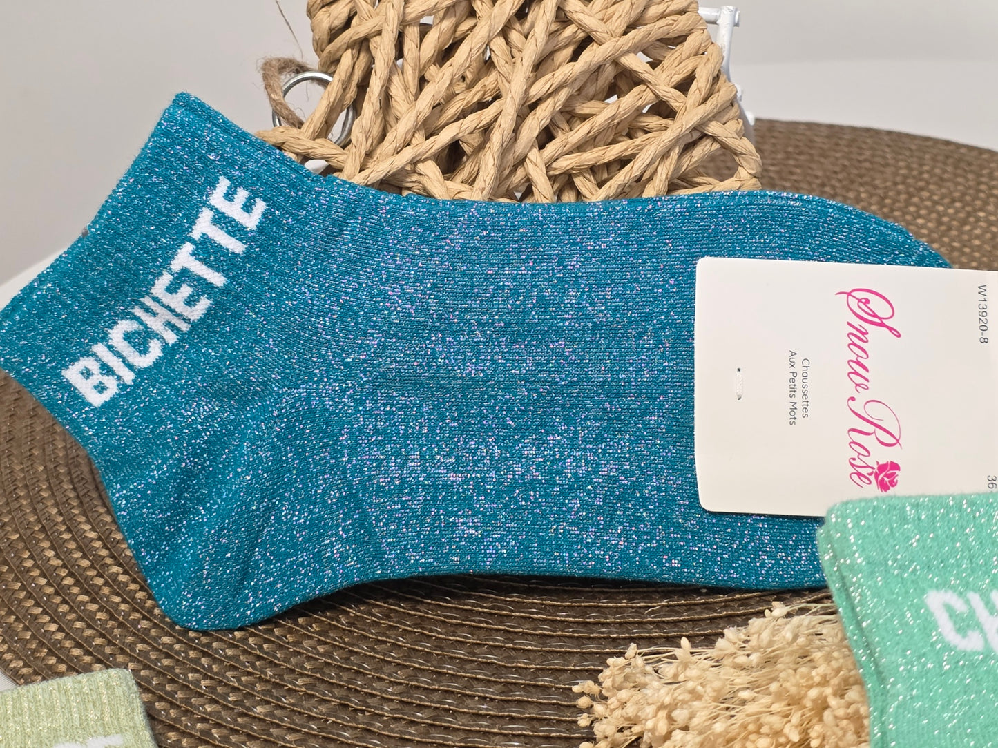 Blondasse Glittery Socks Trio Set