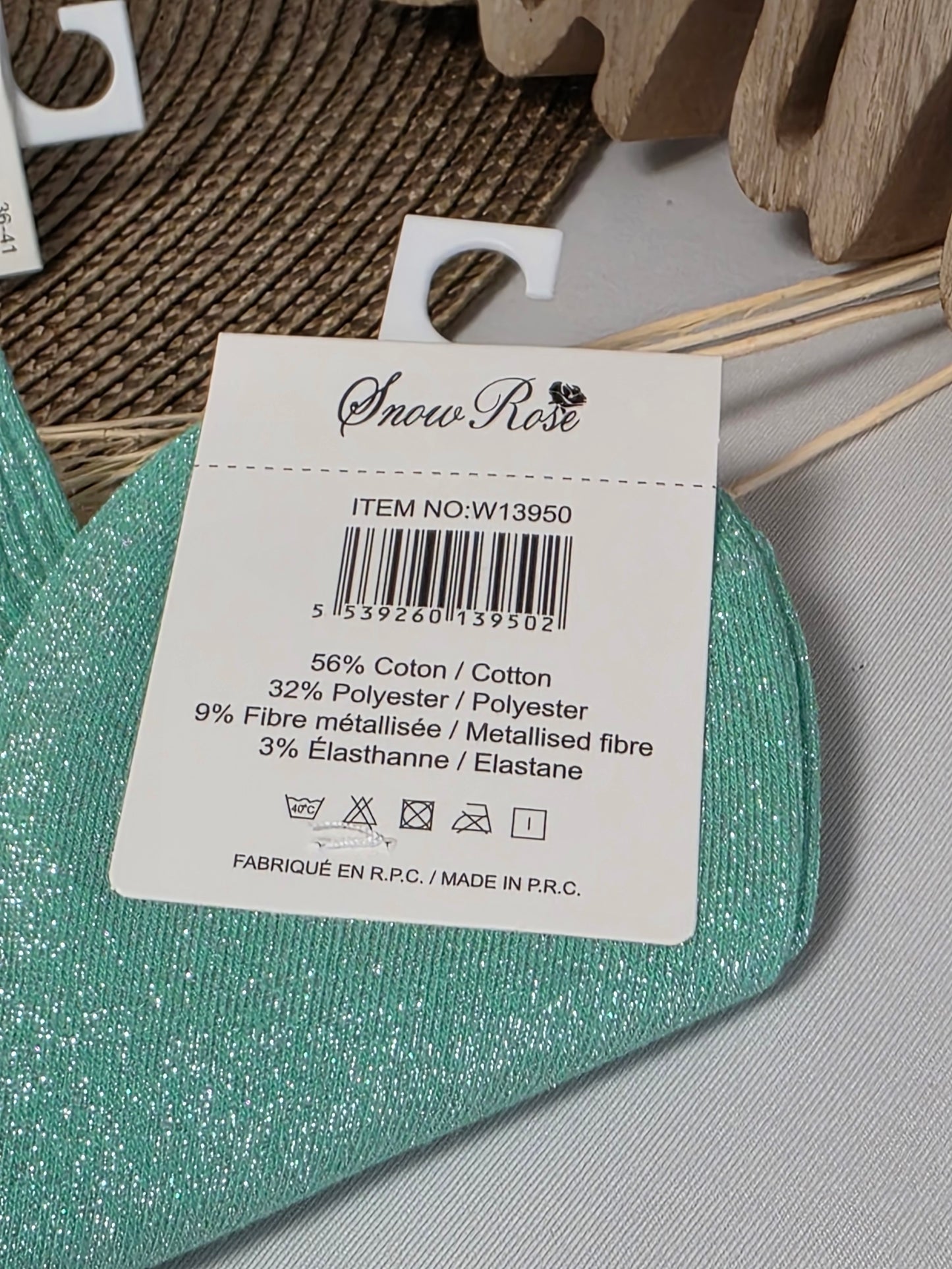 Blondasse Glittery Socks Trio Set