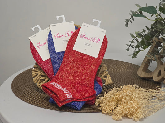 Coffret Trio Socquettes Pailletées Blondasse