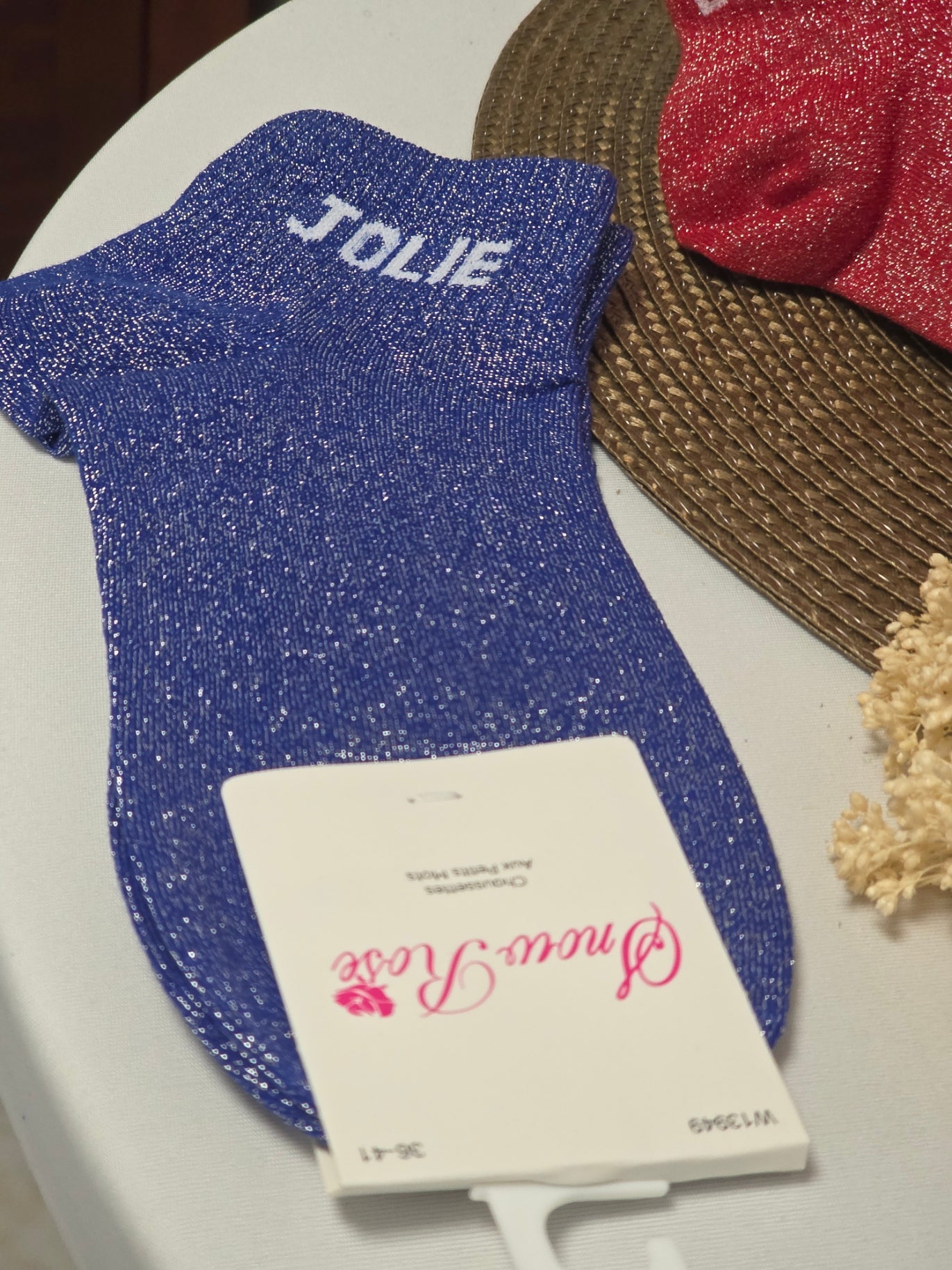 Coffret Trio Socquettes Pailletées Blondasse