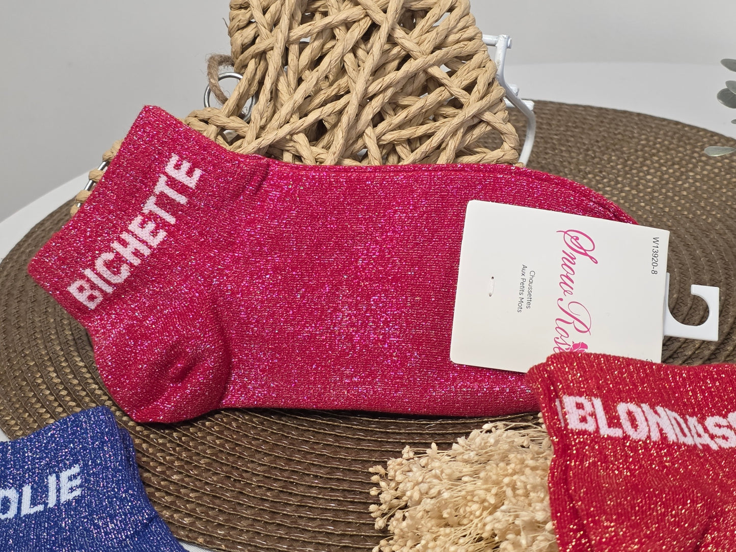 Coffret Trio Socquettes Pailletées Blondasse