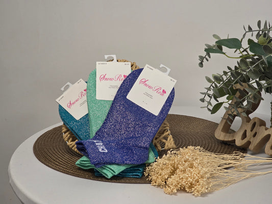 Kitten Glitter Socks Trio Set