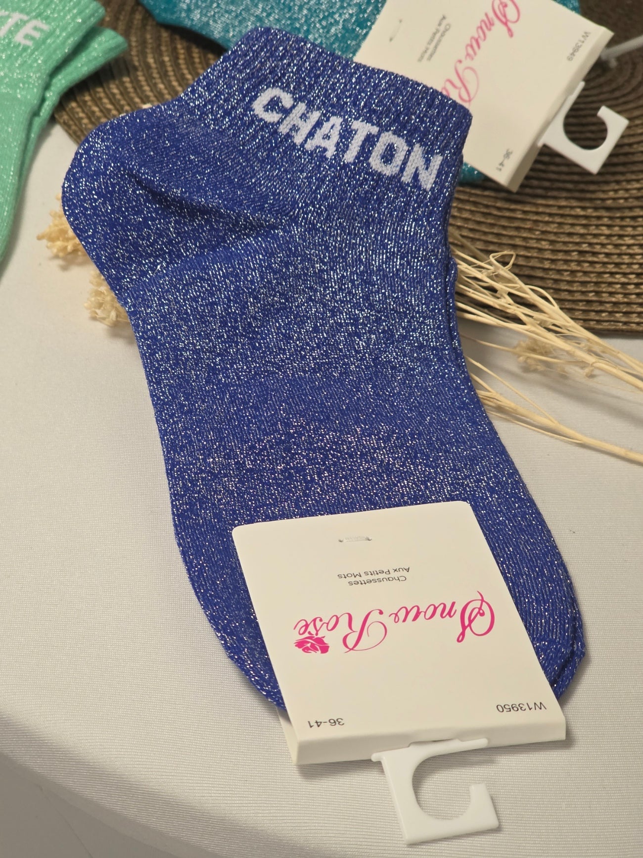 Kitten Glitter Socks Trio Set