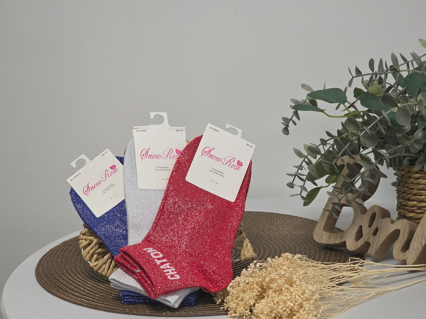 Kitten Glitter Socks Trio Set