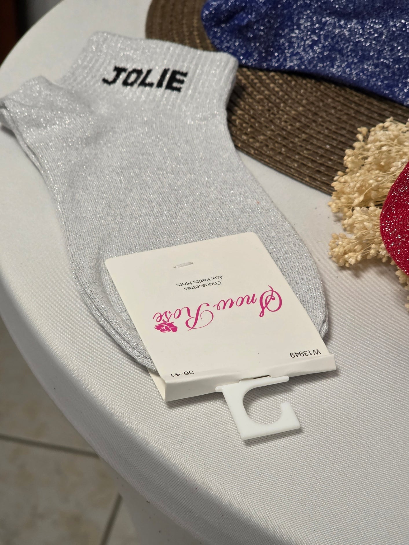 Kitten Glitter Socks Trio Set