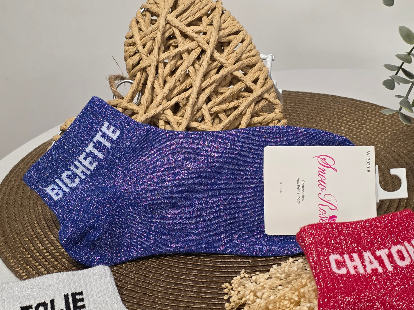 Kitten Glitter Socks Trio Set