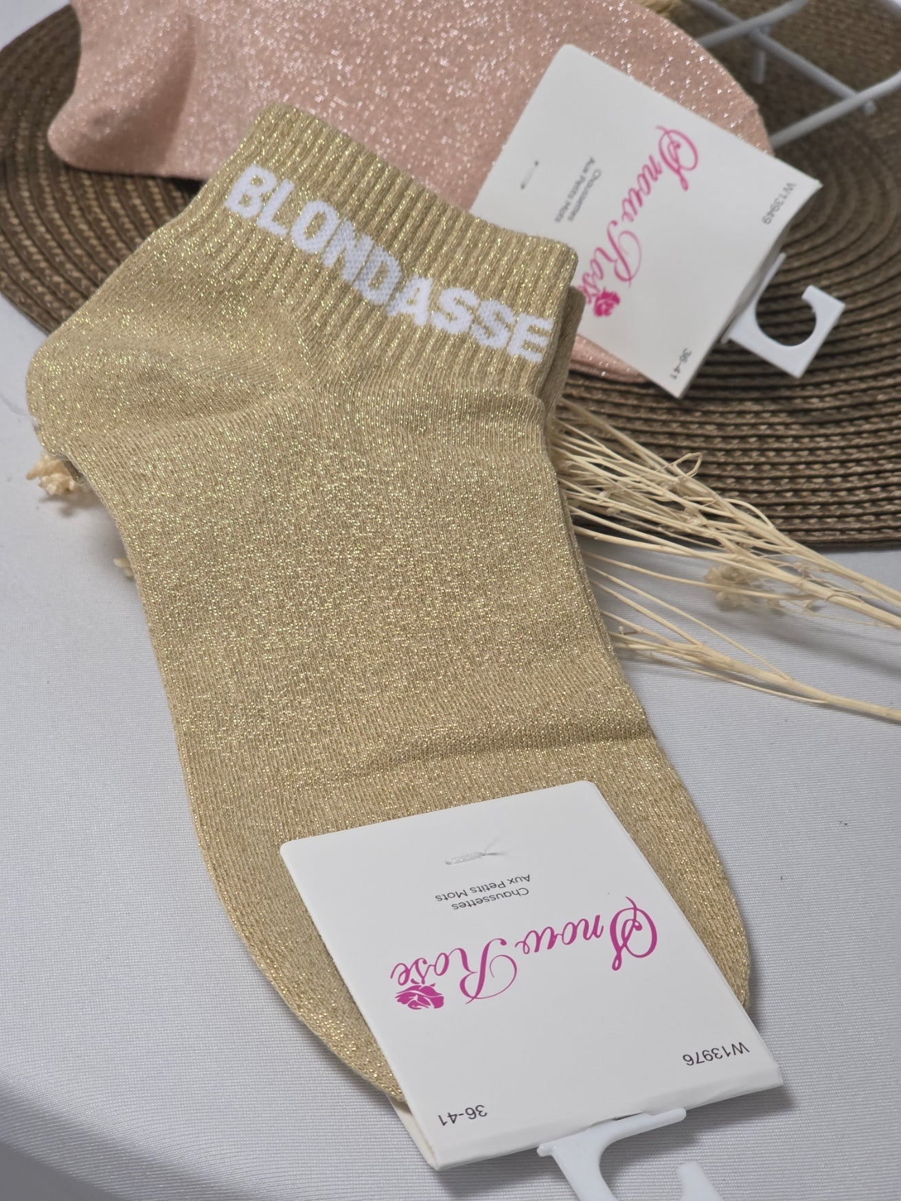 Blondasse Glittery Socks Trio Set