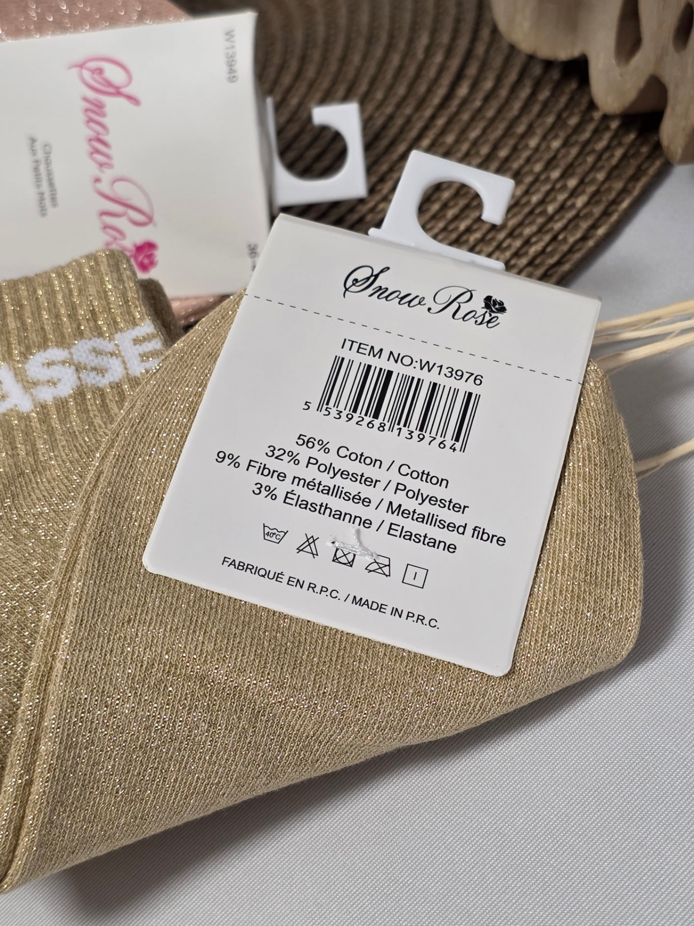 Blondasse Glittery Socks Trio Set