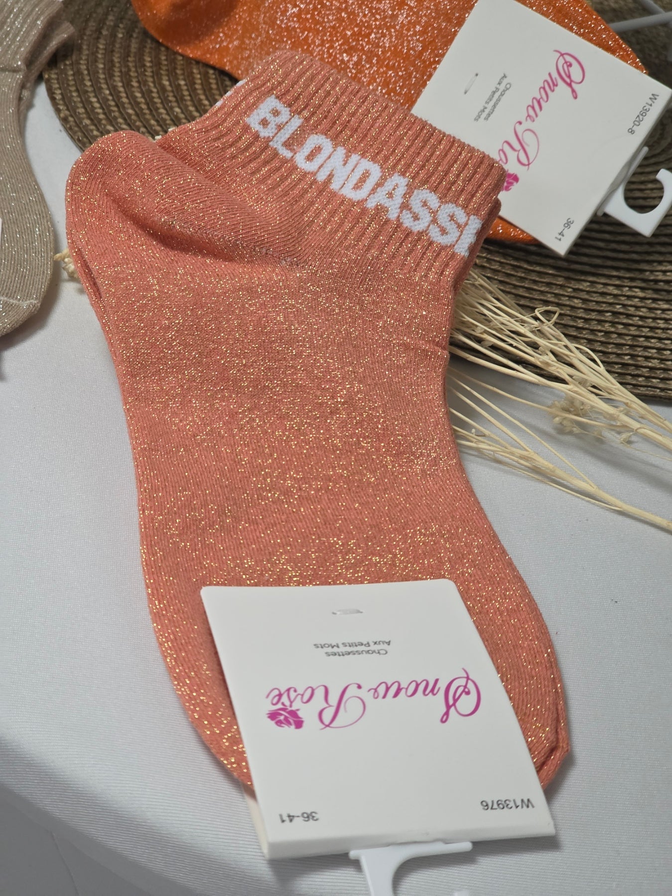 Blondasse Glittery Socks Trio Set