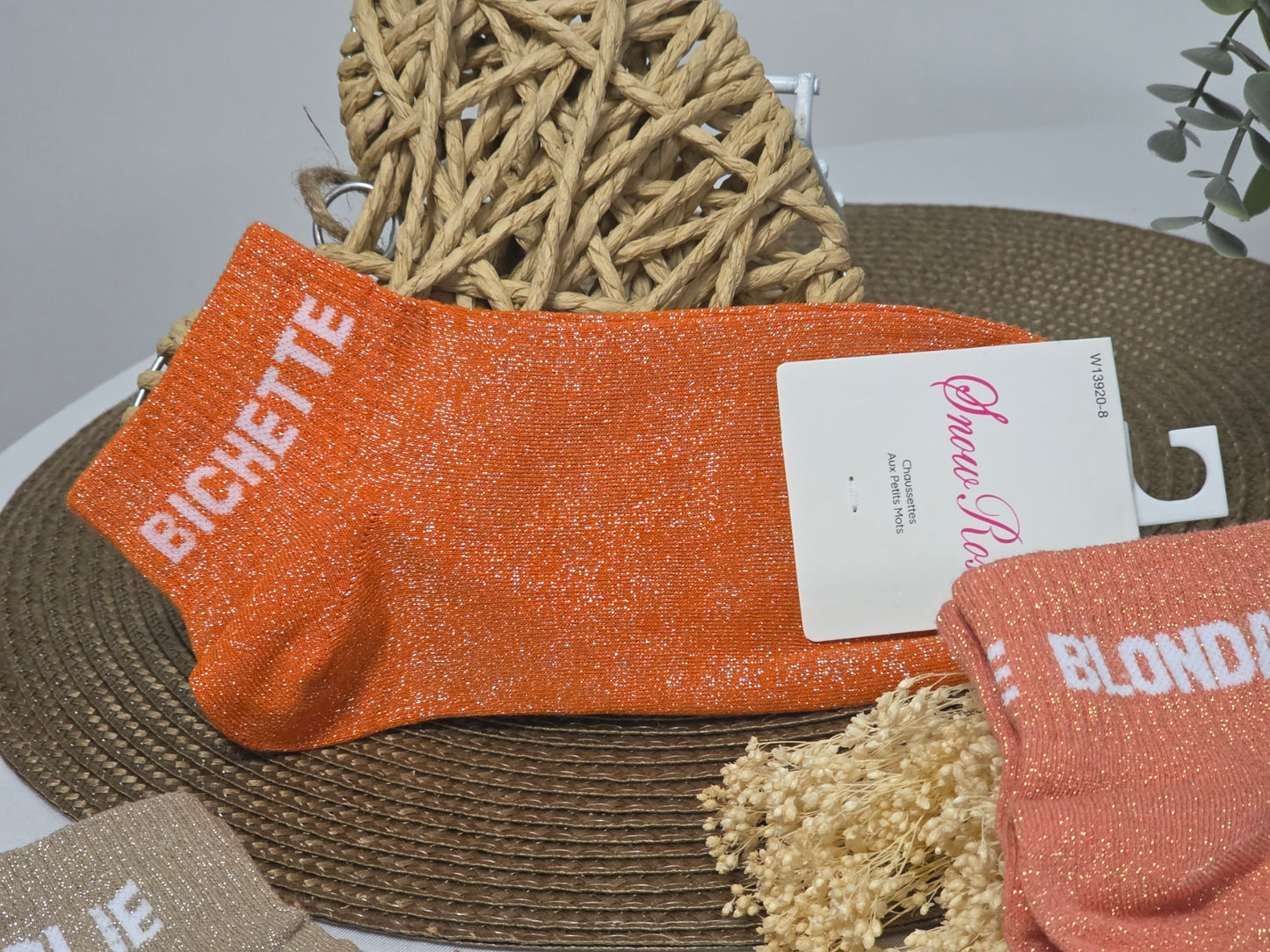 Blondasse Glittery Socks Trio Set