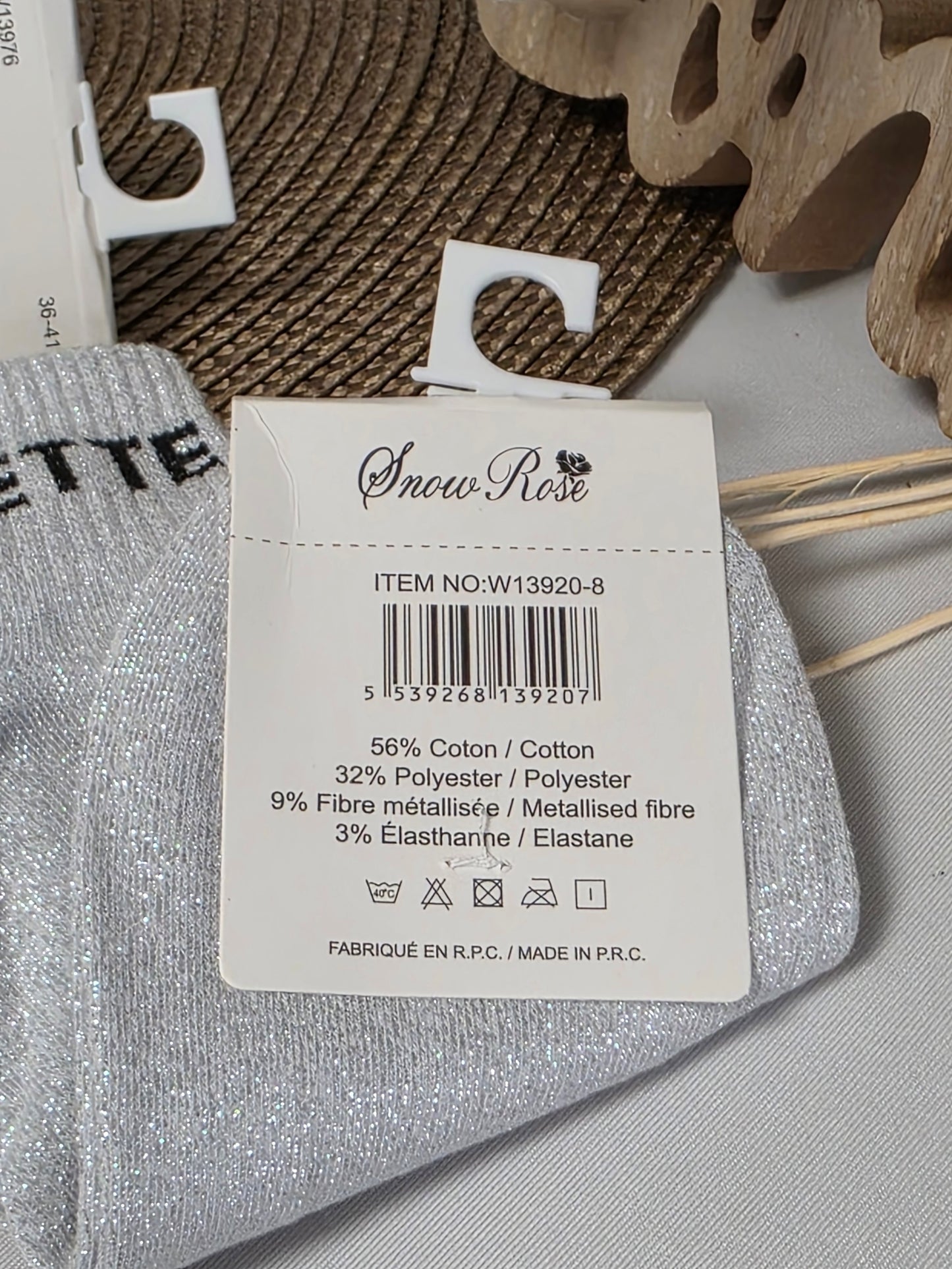 Bichette Glittery Socks Trio Box Set 