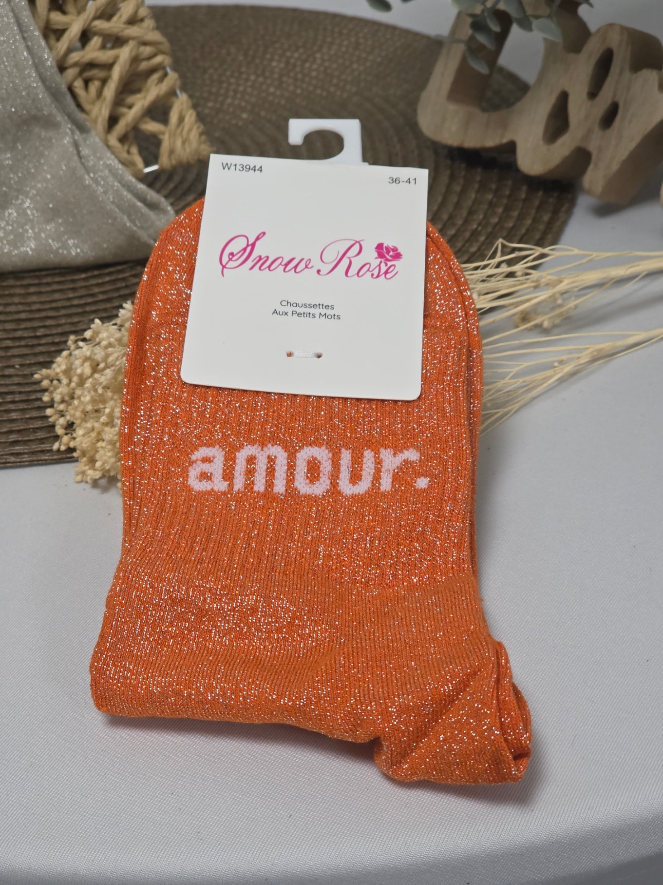 Granny Love Glitter Socks Trio Set