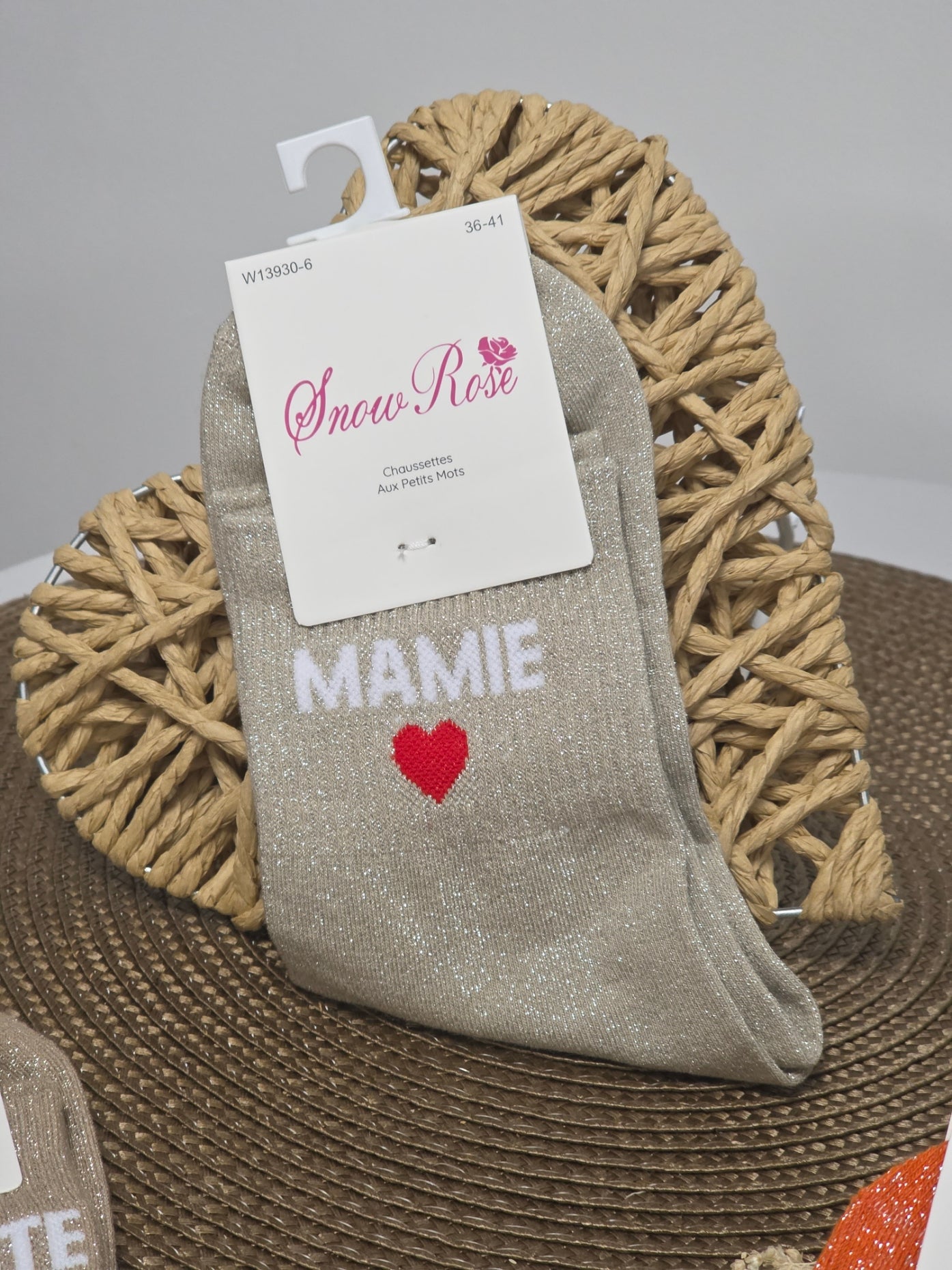 Granny Love Glitter Socks Trio Set