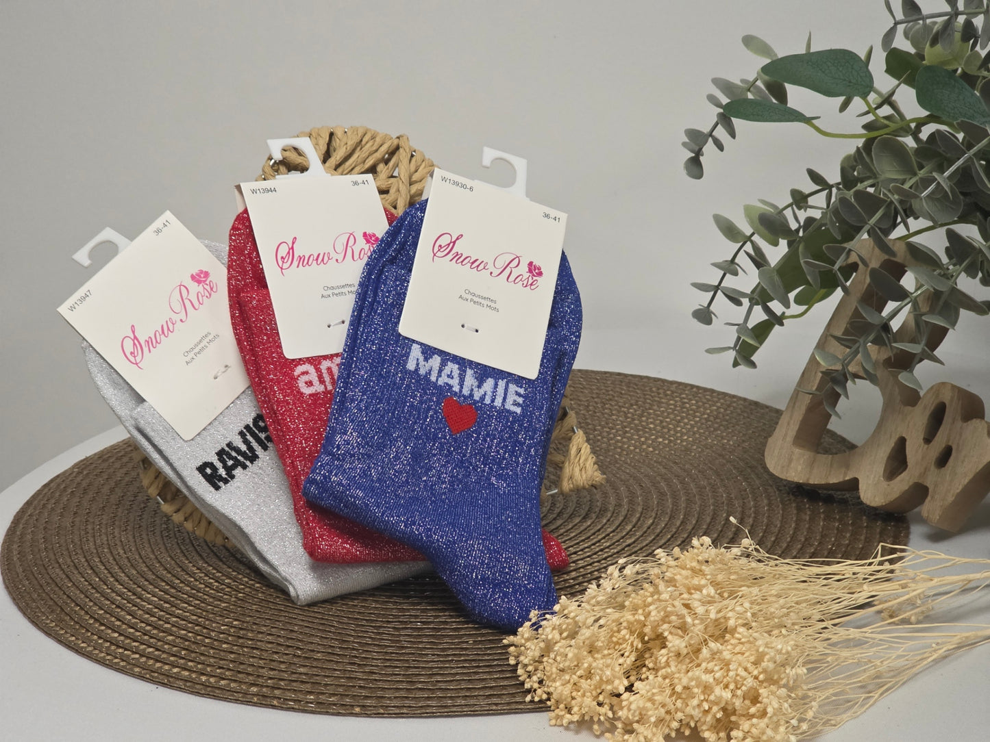 Grandma Ravishing Glitter Socks Trio Set