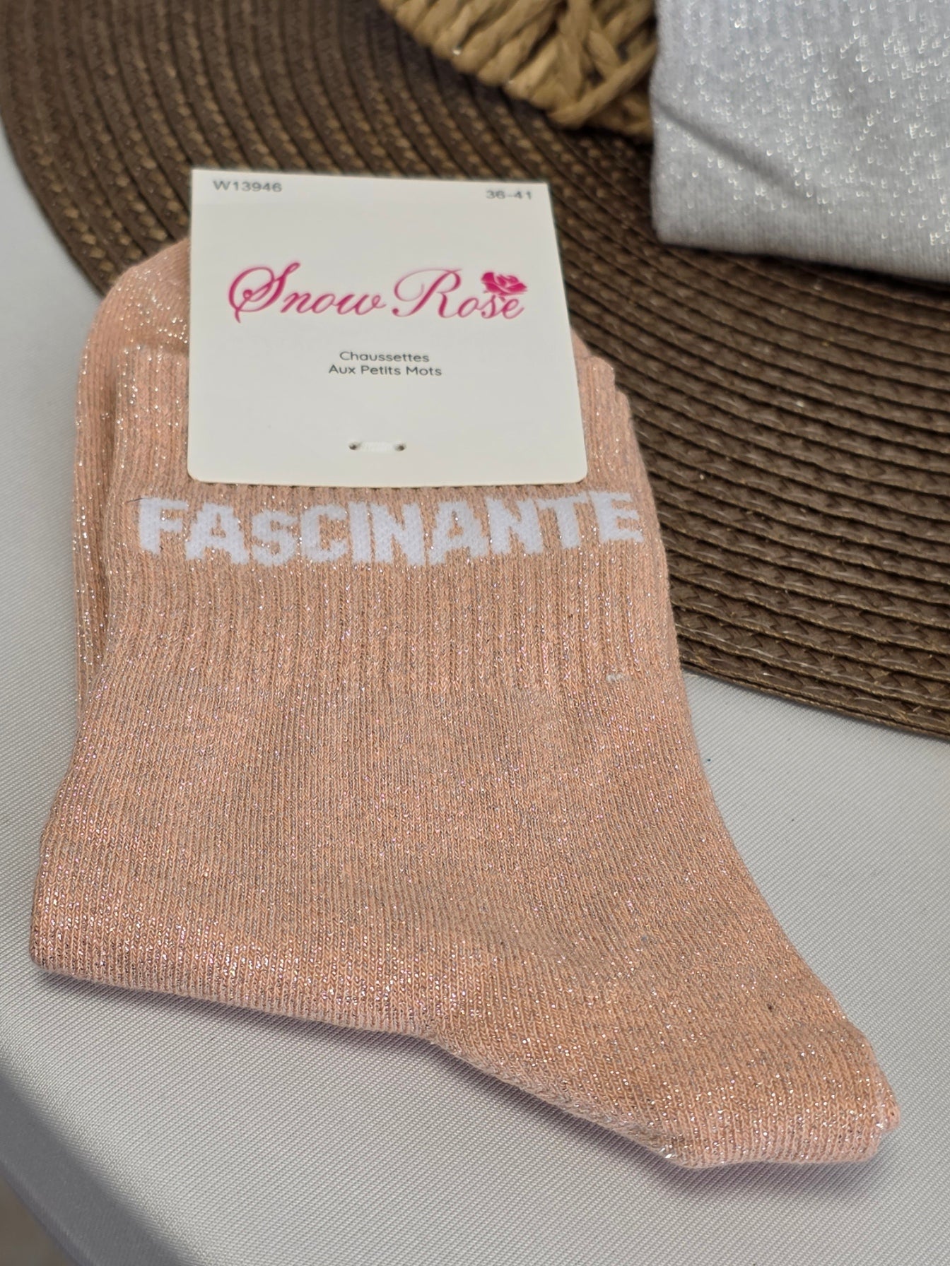 Coffret Trio Chaussettes Pailletées Mamie Fascinante