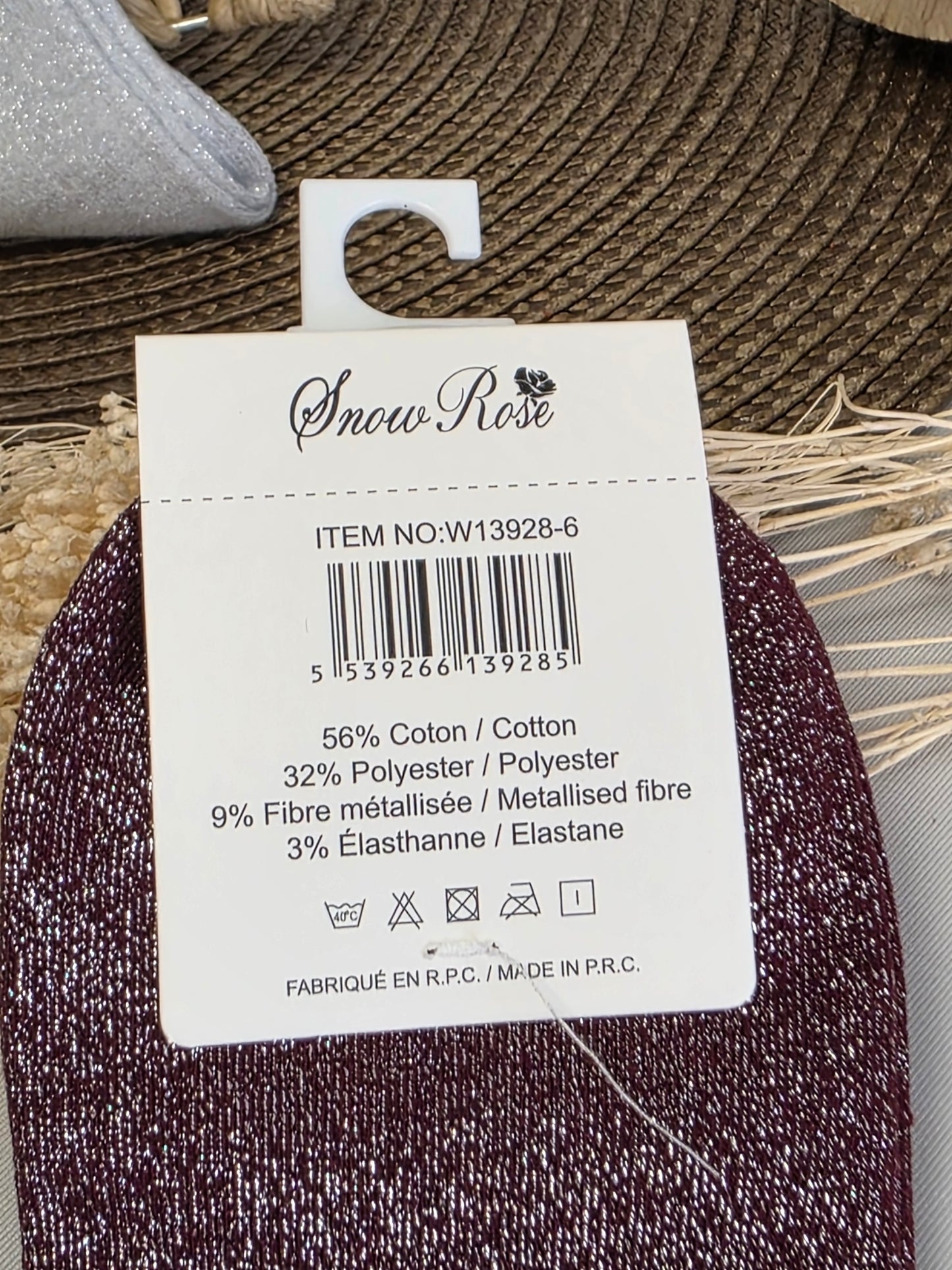 Coffret Trio Chaussettes Pailletées Mamie Fascinante