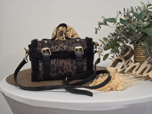 Sac Alma Noir Léopard
