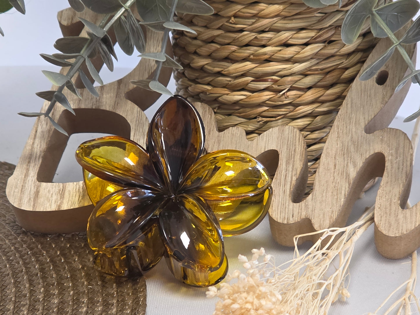 Pince Fleur Jaune Maronné