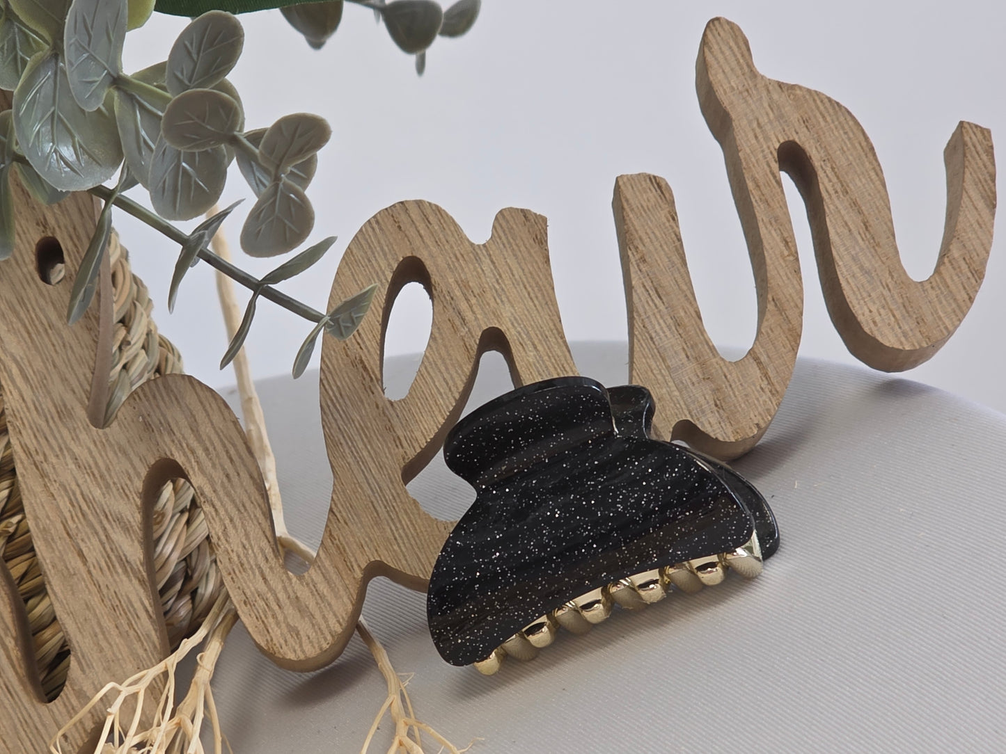 Petite Pince Noir Pailletée