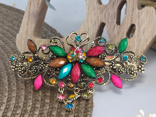 Pince à Cheveux Bohème Colorée