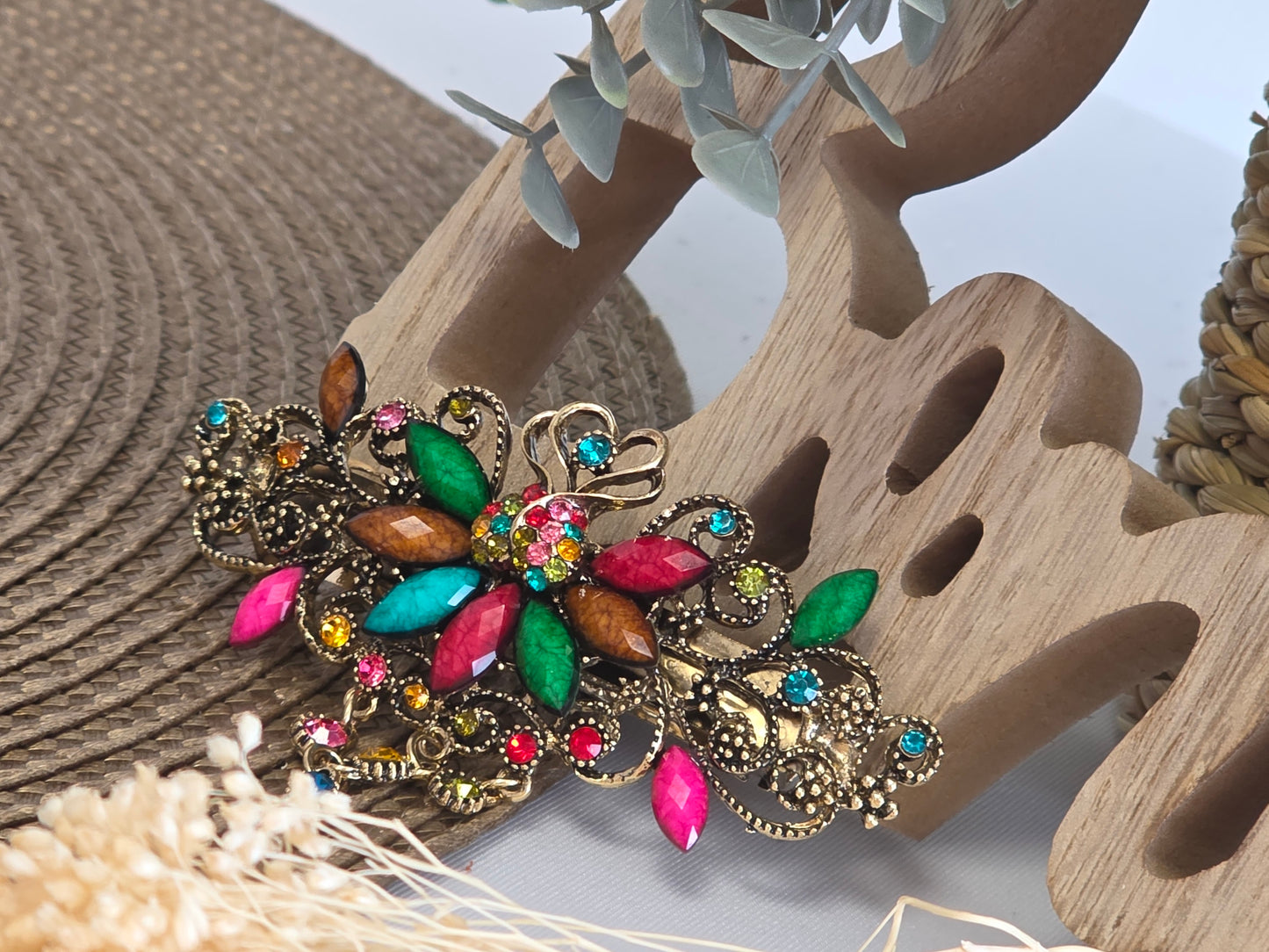 Pince à Cheveux Bohème Colorée