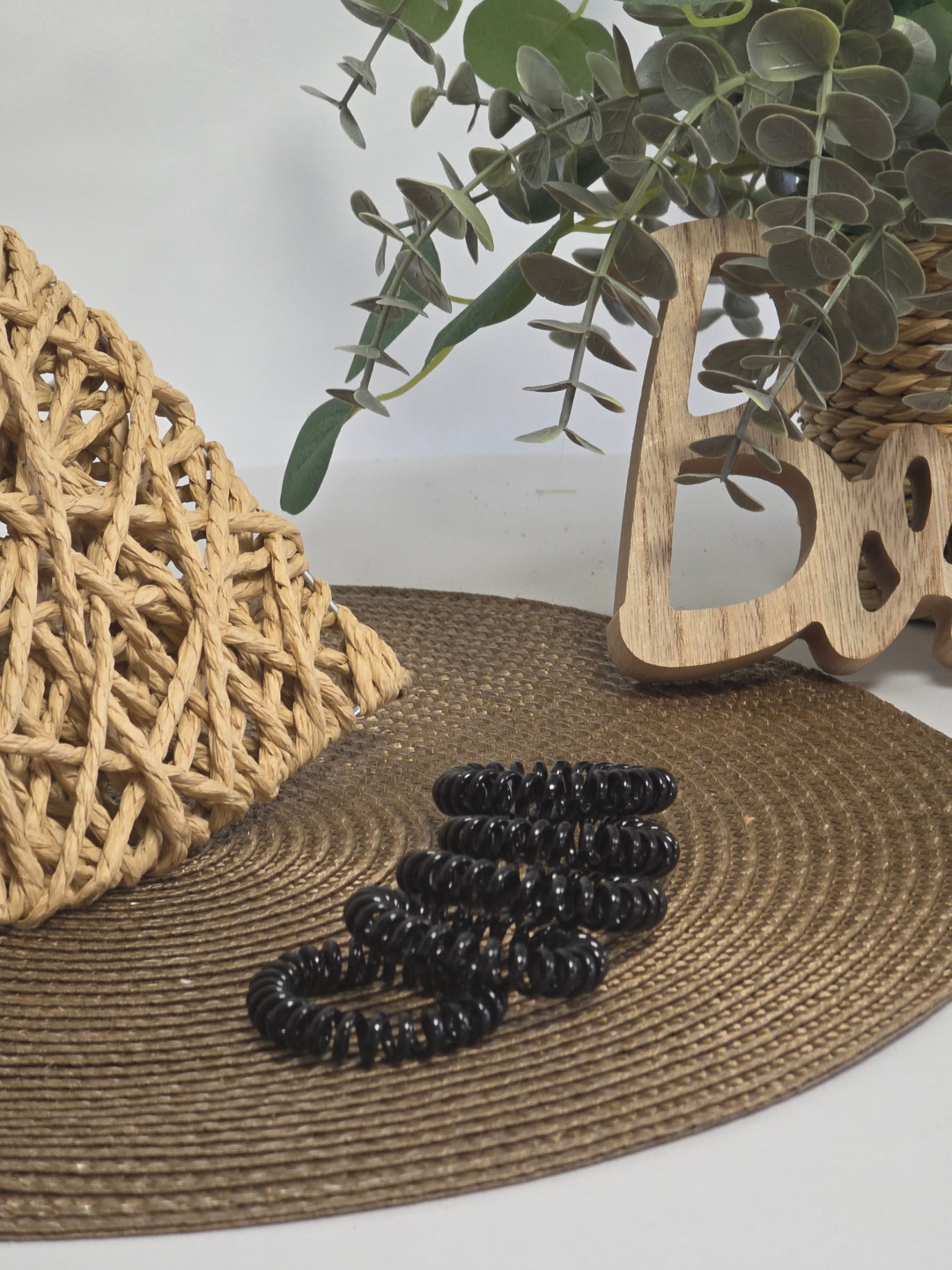 Les Elastiques Spirales - Lots de 5 Elastiques Noir