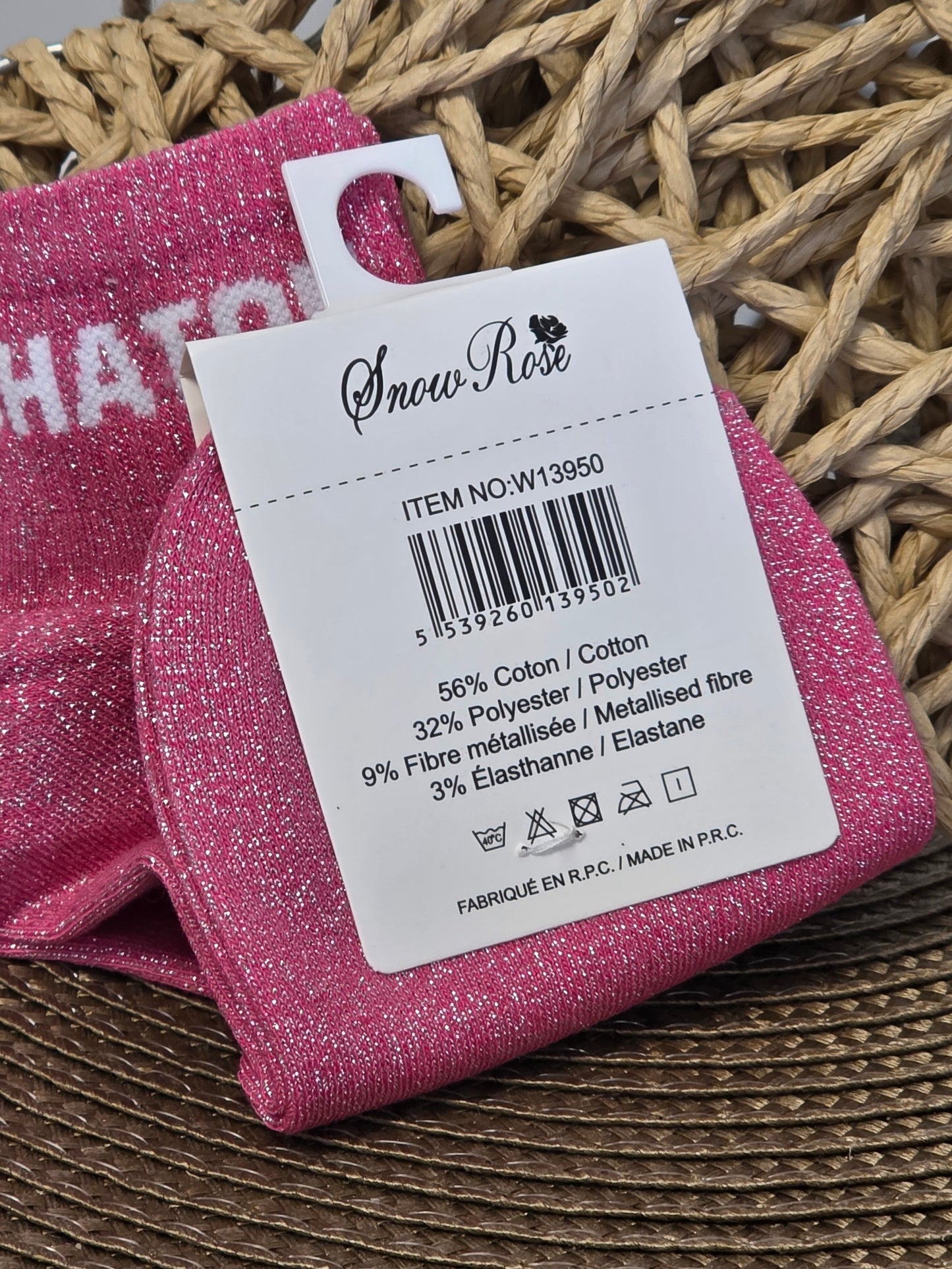 CHATON - Socquette à Paillette Rose