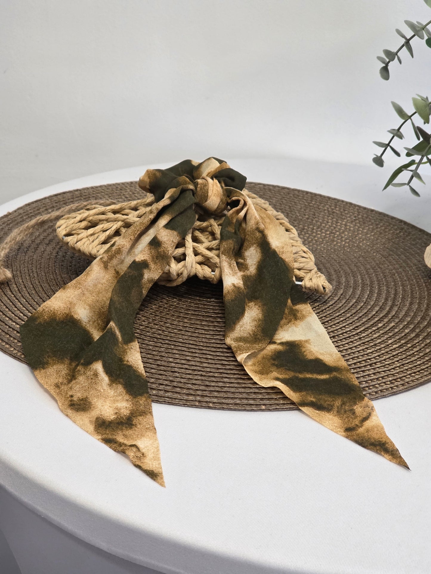 Le Chouchou Foulard Beige Marron