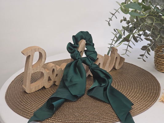 Le Chouchou Foulard Satiné Vert