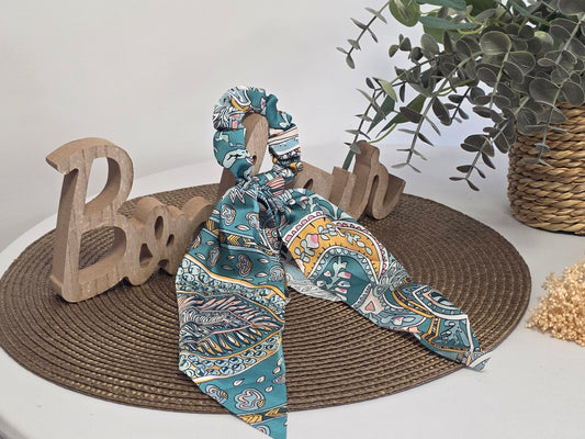 Le Chouchou Foulard Vert et Jaune