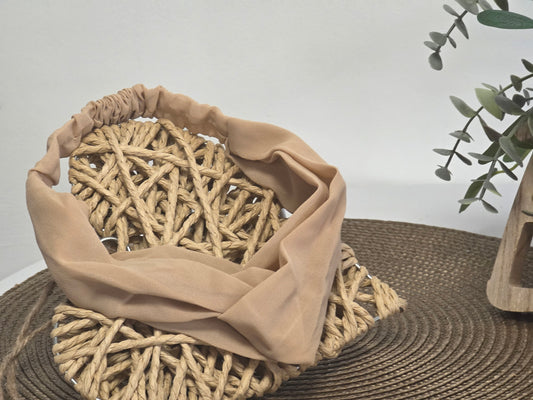 Bandeau Voilage Beige