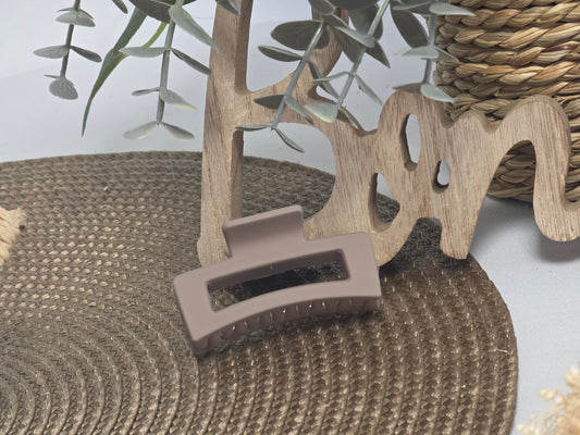 Petite Pince à Cheveux Skincard Taupe