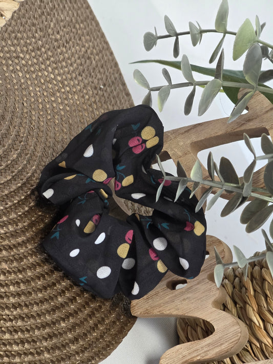 Chouchou Noir Pois Coloré