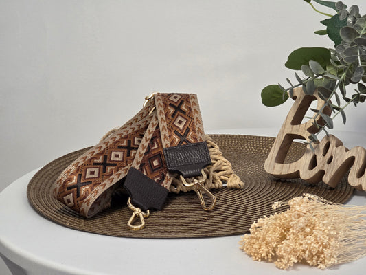Bandoulière de Sac Café - N°19