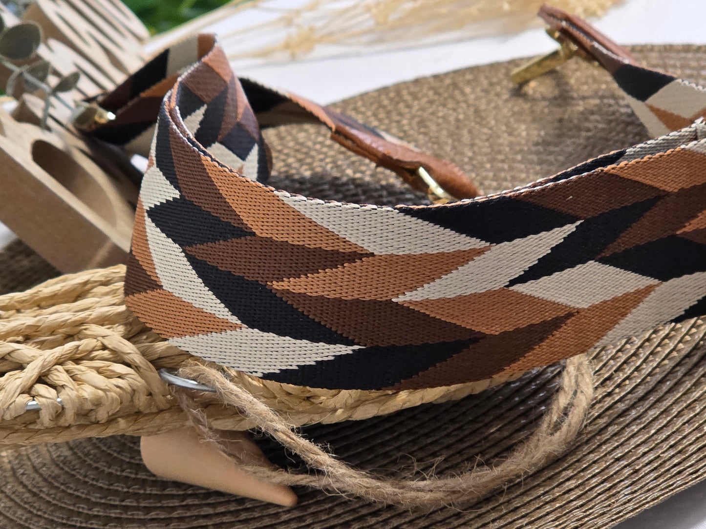 Bandoulière de Sac Camel Marron - N°7