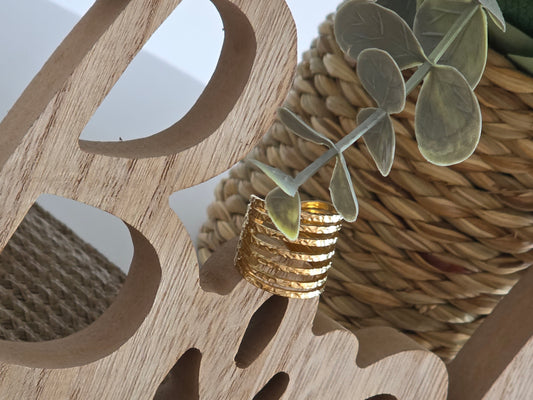 Notre Collection de Bijoux - Bague Ajouré Doré