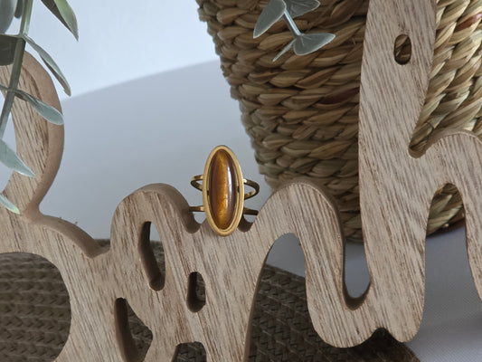 Notre Collection de Bijoux - Bague Œil de Tigre