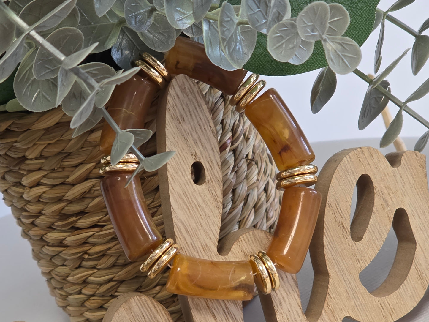 Bracelet Jonc Camel Doré