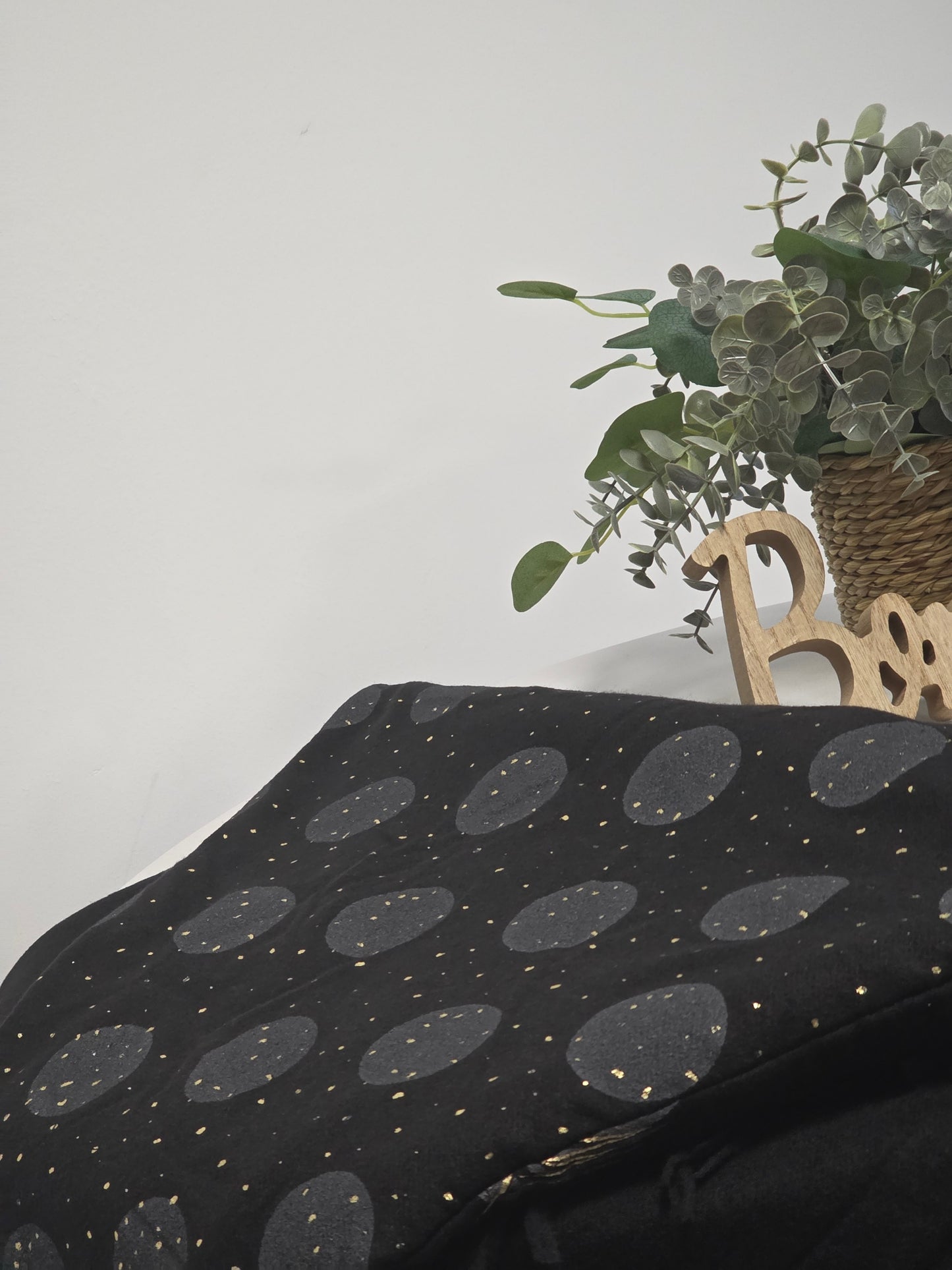 Echarpe Carrée Tendance Multiface Noir