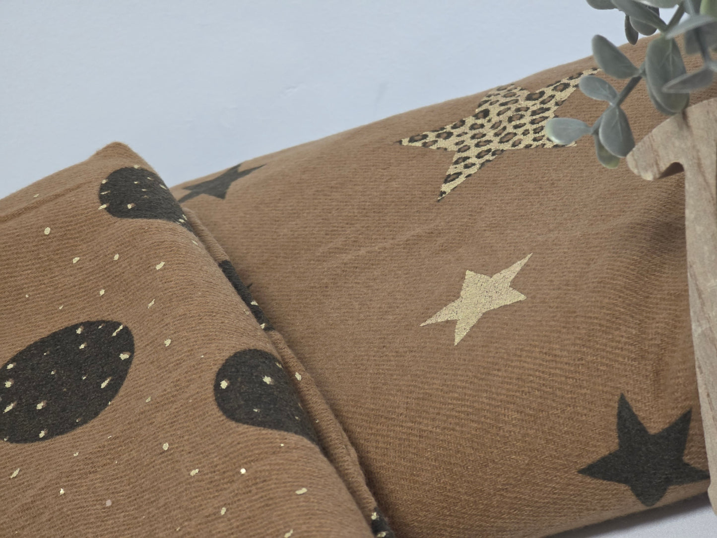 Echarpe Carrée Tendance Multiface Camel