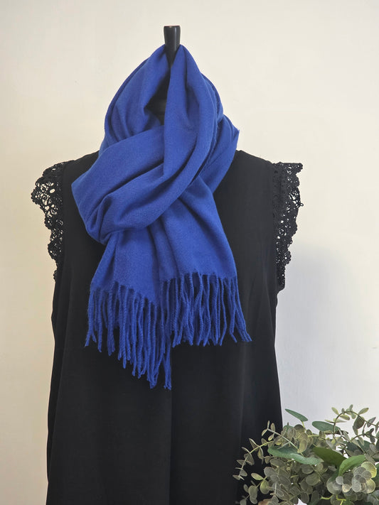 Echarpe Femme Tons Bleu Roi