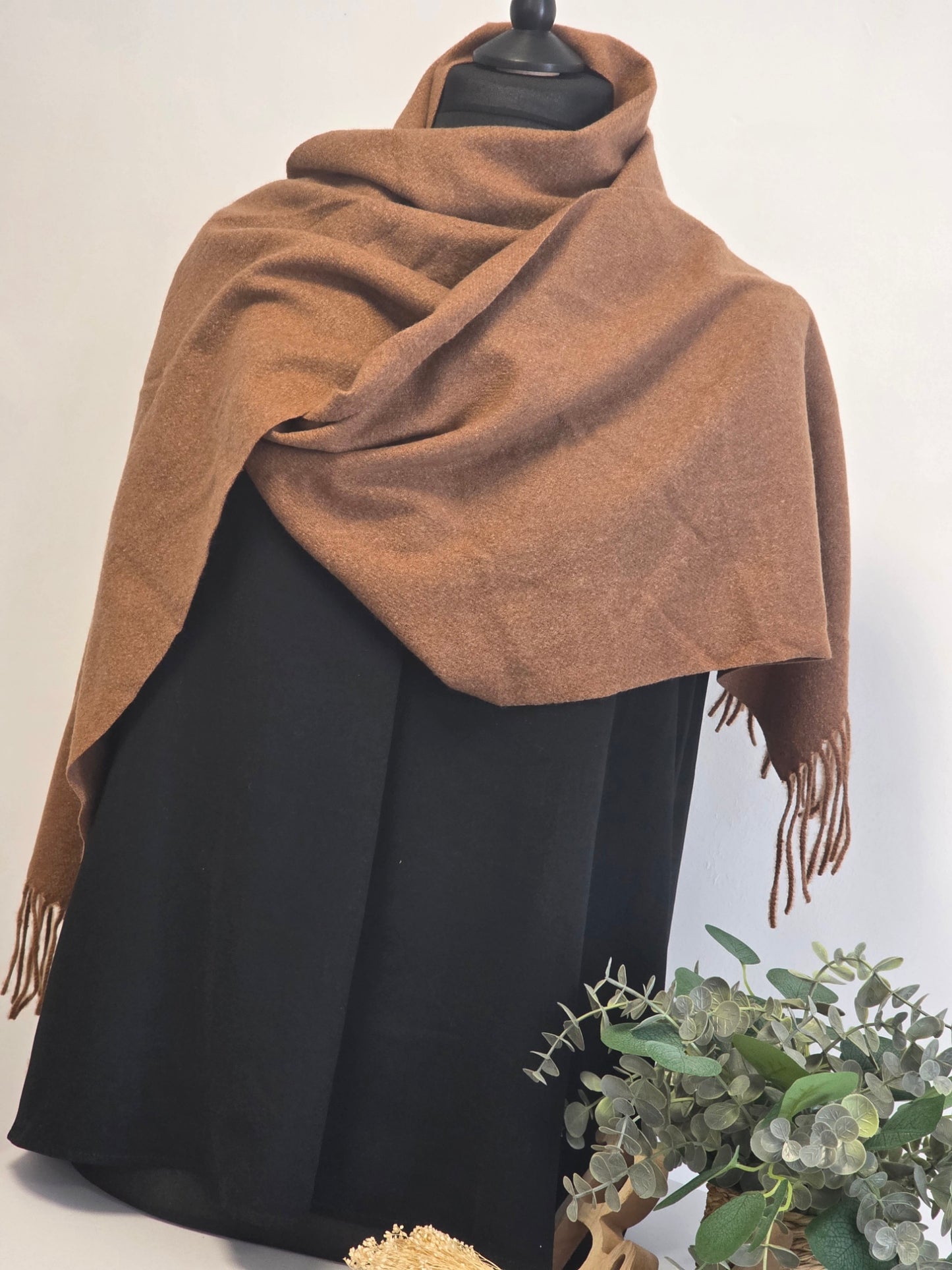 Echarpe Femme Tons Camel