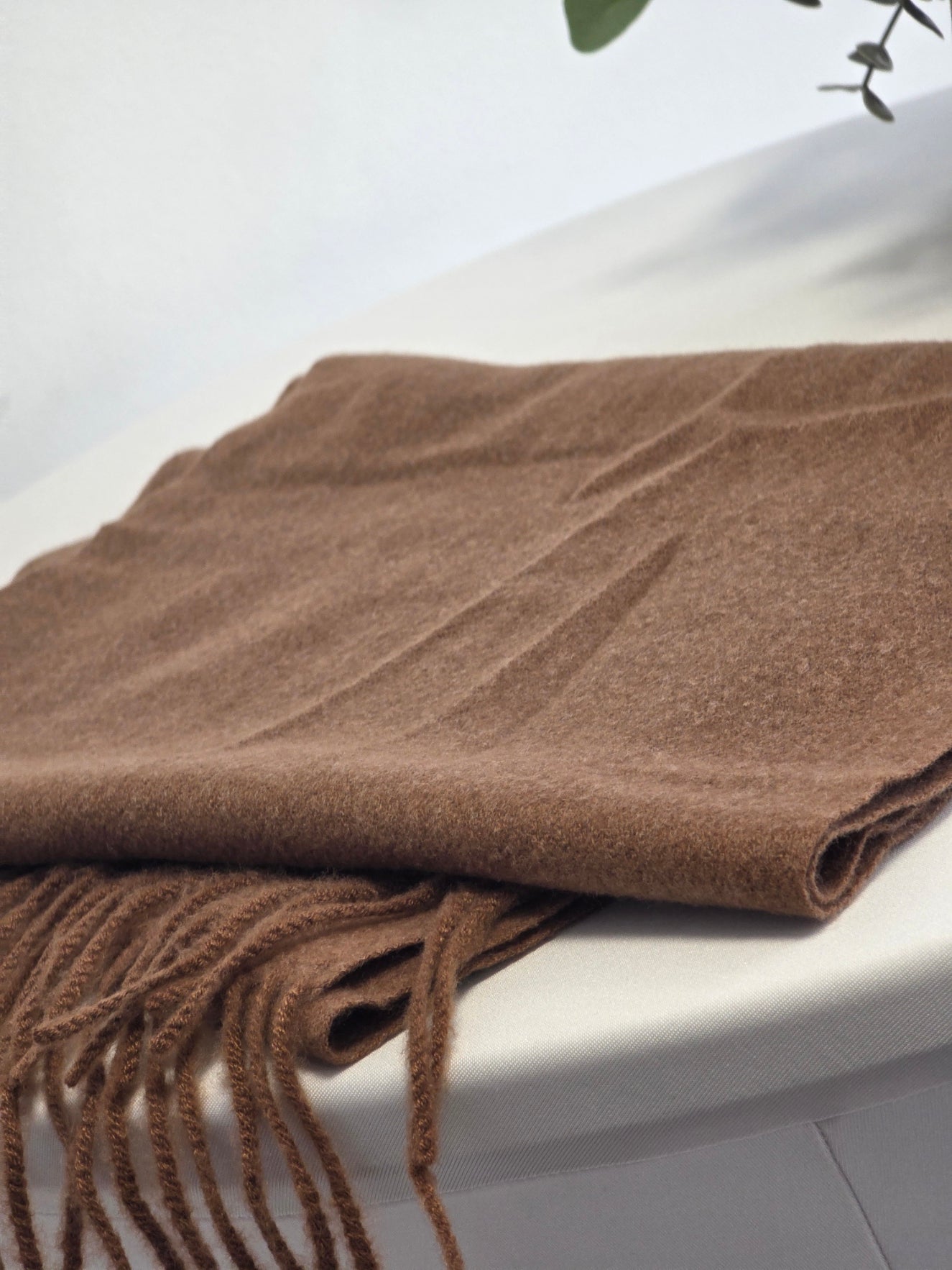 Echarpe Femme Tons Camel