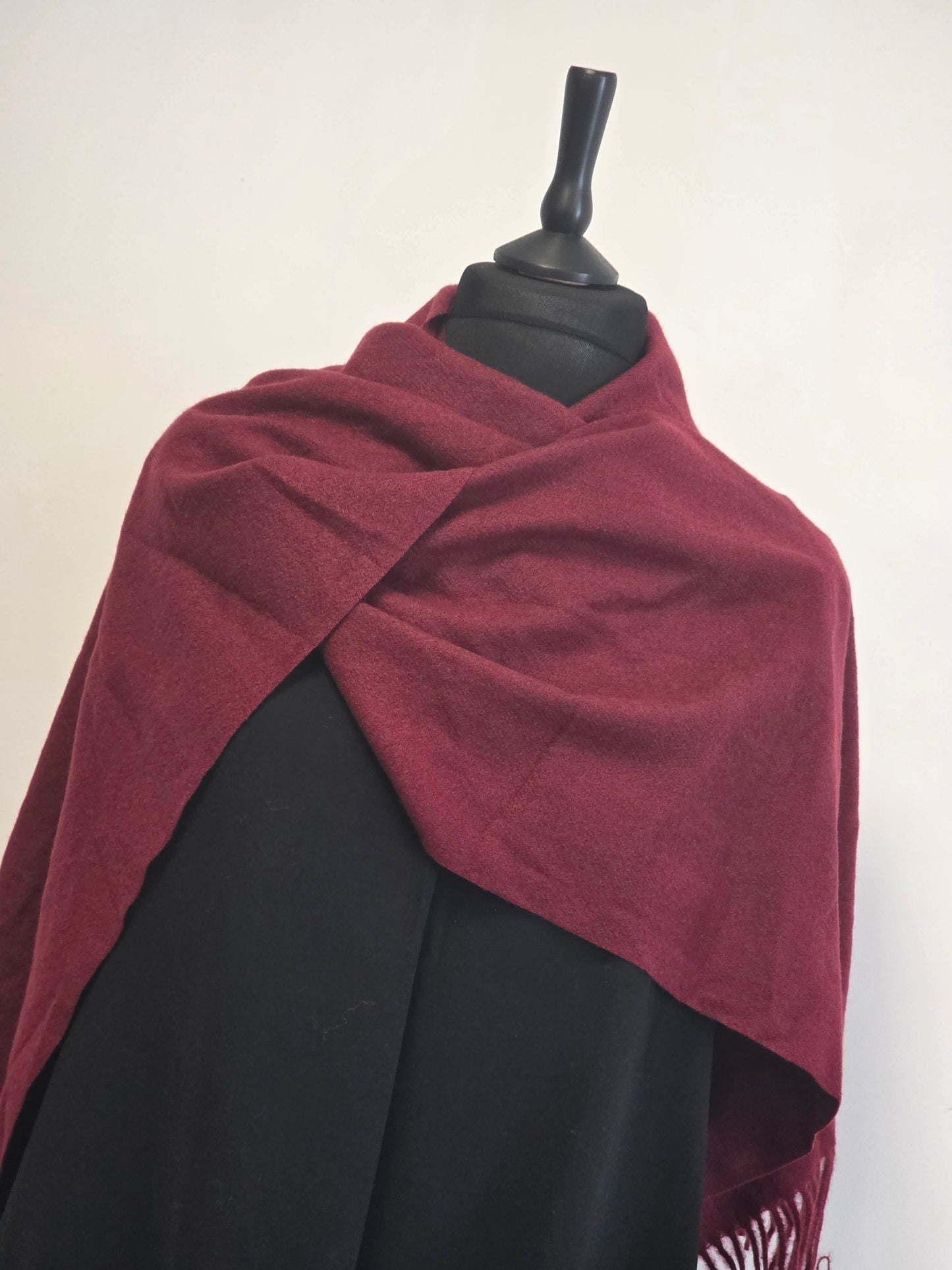 Echarpe Femme Tons Bordeaux