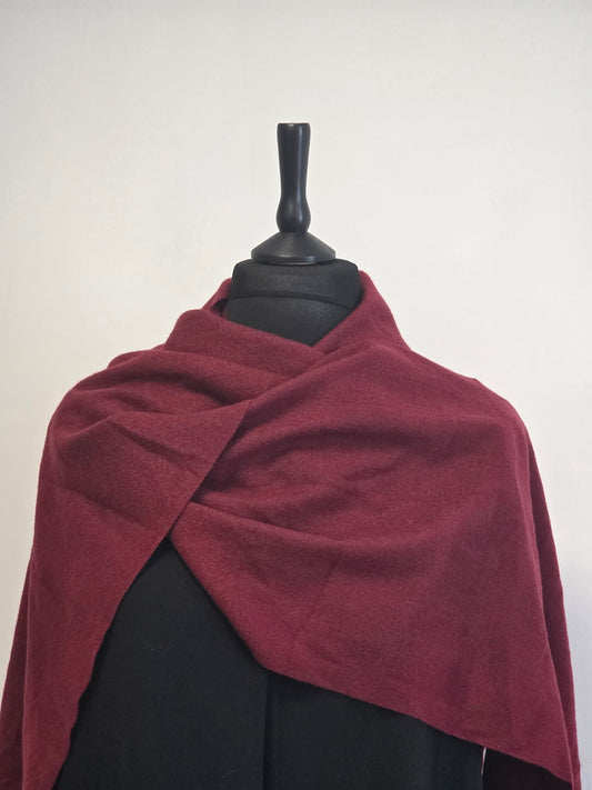 Echarpe Femme Tons Bordeaux