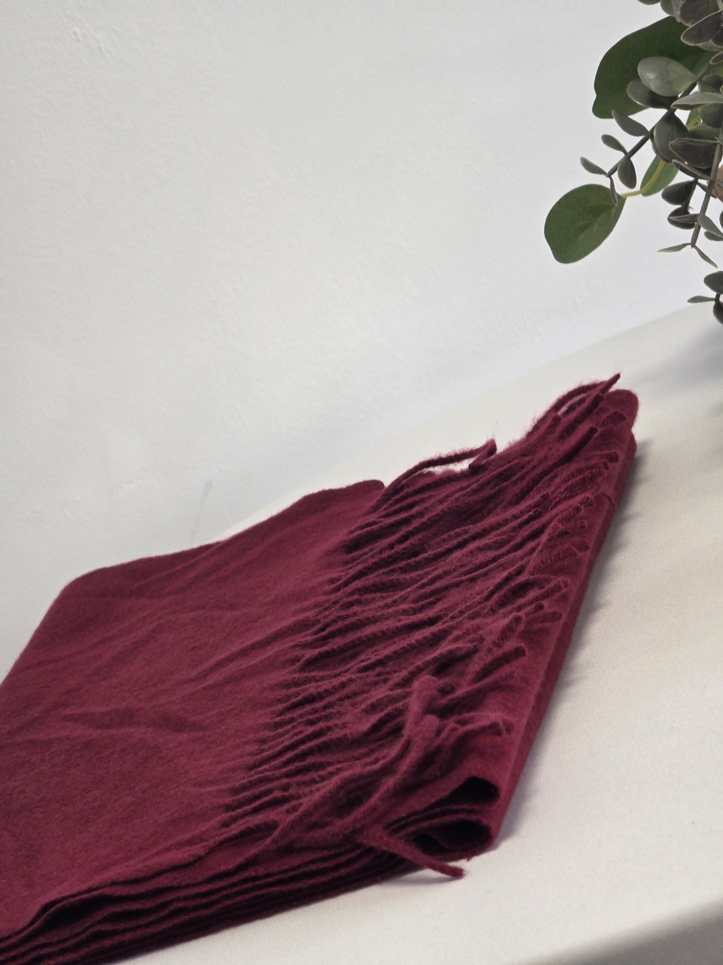 Echarpe Femme Tons Bordeaux