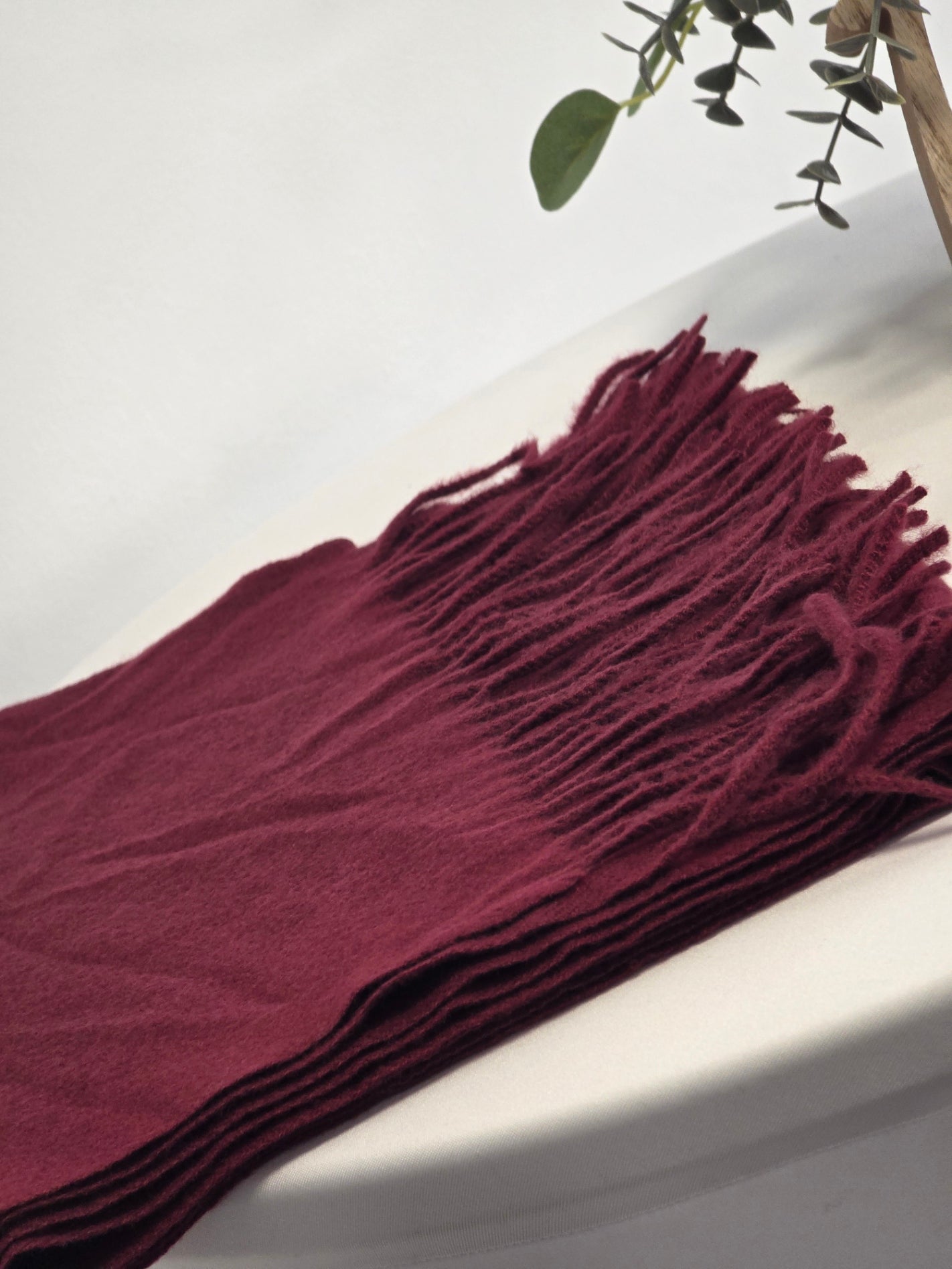 Echarpe Femme Tons Bordeaux